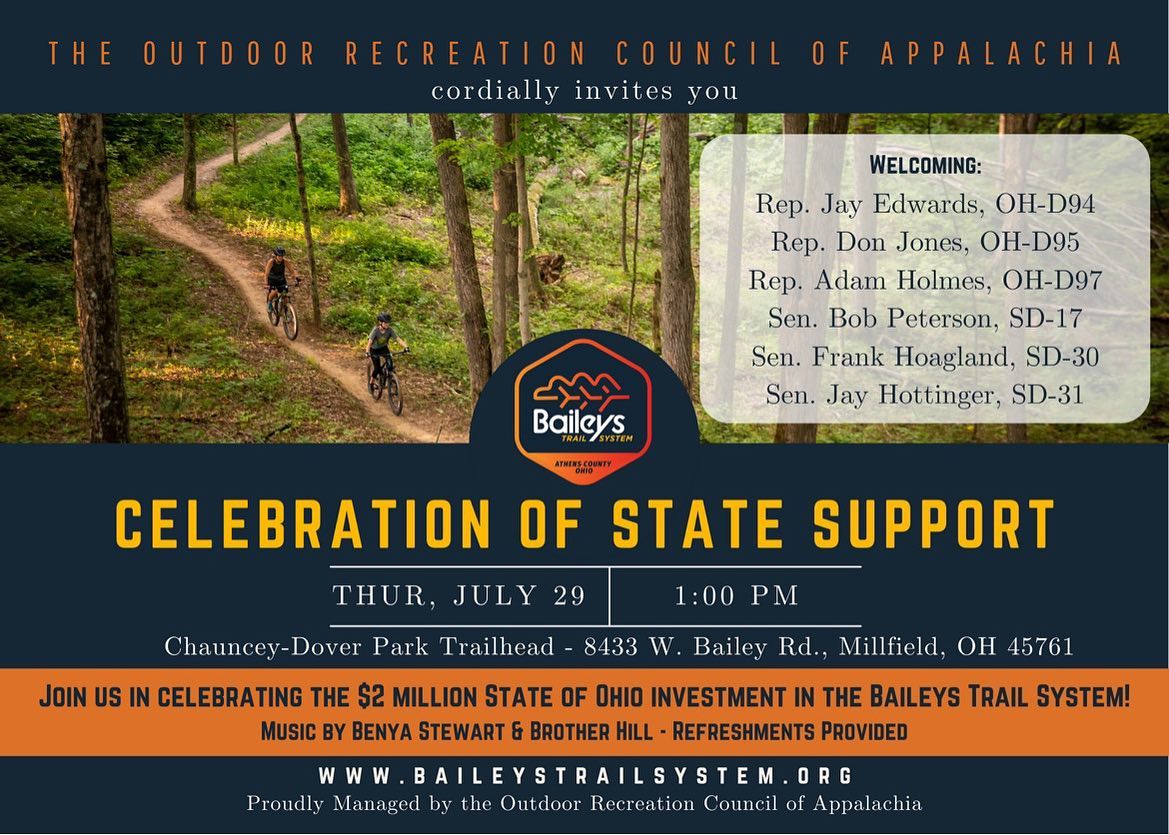 Baileys Trails Celebration flyer